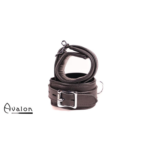 Avalon - CAPTURE - Håndcuffs i Lær - Sort
