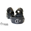 Avalon - EXILE - Cuffs og Collar sett Svart