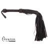 Avalon - MAGIC - Stor Sort Flogger i Mykt Semsket Lær