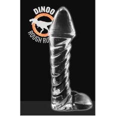 Dinoo - Irritator - Stor Fantasi Dildo med kraftig hode - Transparent