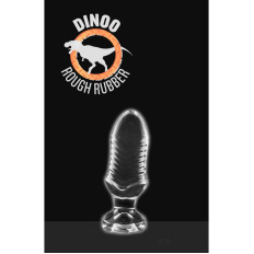 Dinoo - Rugops clear - Fantasi Buttplug med langt hode