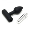 Rimba - Silikon mini buttplug med vibrering 