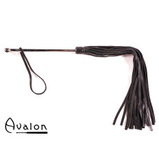 Avalon - SORCERESS - Sort flogger med langt metall håndtak