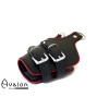 Avalon - TEMPEST - Suspensjoncuffs med polstring sort og rød