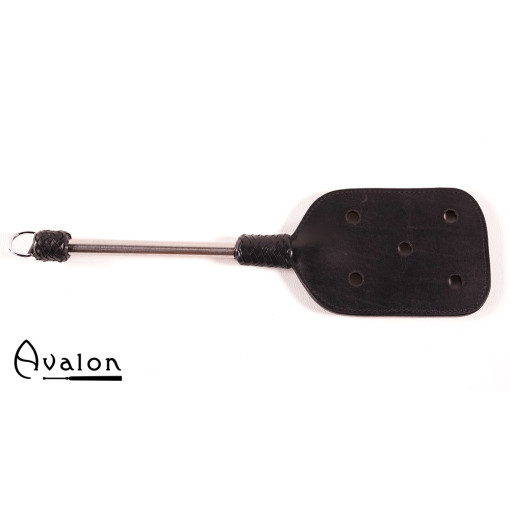 Avalon - OBERON - Spencer Paddle med hull og metallhåndtak med D-ring - Sort 