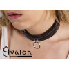 Avalon - SECRET - Collar med blank overflate og O-ring - Sort Avalon - SECRET - Collar med blank overflate og O-ring - Sort