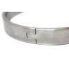 BQS - Massivt stål collar med O-ring - 13,5 cm 