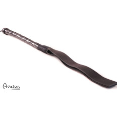 Avalon - UTHER - Sort Pisk med to lærremser