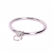 Cathedral Collar - Rundt Stålcollar med Krystall - Medium