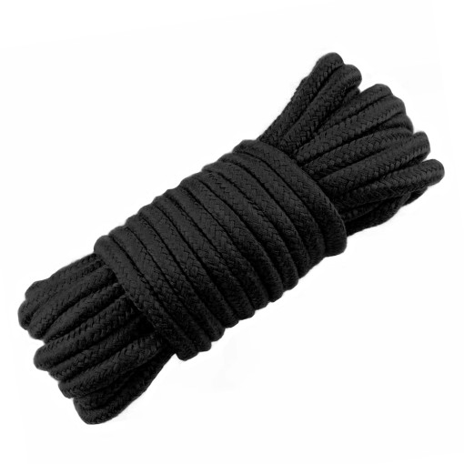 BQS - Nylon Tau - 5 meter - Sort