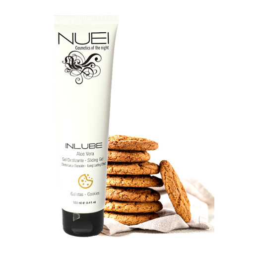 NUEI - Inlube - Vannbasert Glidemiddel med Smak - Cookies