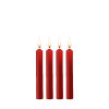 OUCH! - Teasing Wax Candles- 4 pk parafin vokslys - Rød OUCH! - Teasing Wax Candles- 4 pk parafin vokslys - Rød