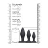 Ouch! Apex Buttplug Sett - 3 stk - Sort