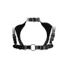 Ouch! Harness med Collar - One Size - Sort Ouch! Harness med Collar - One Size - Sort