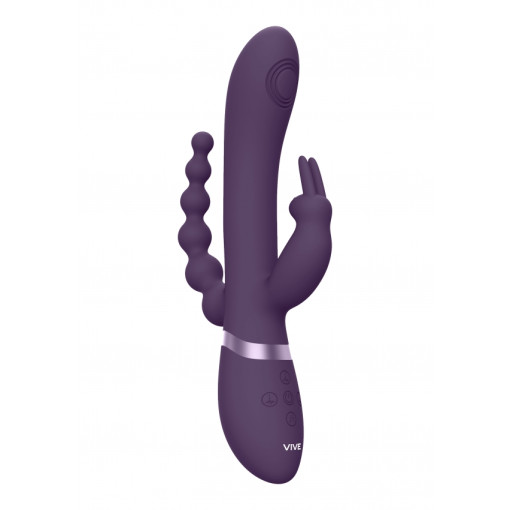 VIVE - Rini - Trippel Vibrator med Pulseringer og Vibrasjoner - Lilla