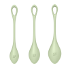 Satisfyer - Yoni Power 2 - Vaginakule Sett - Lys Grønn