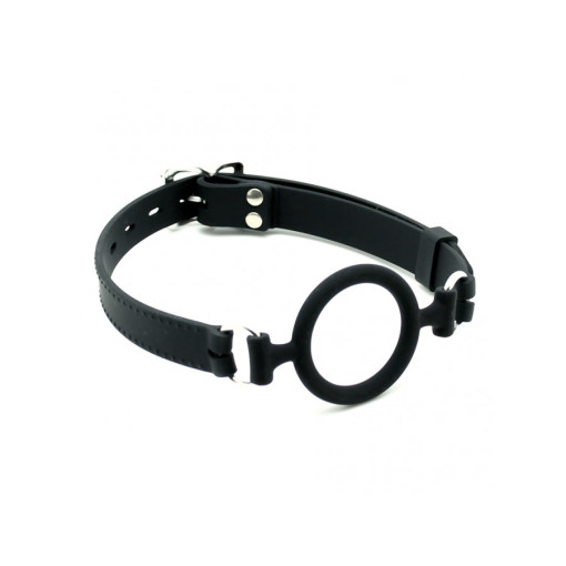 Rimba - Åpen O-ring gag i silikon - sort Rimba - Åpen O-ring gag i silikon - sort