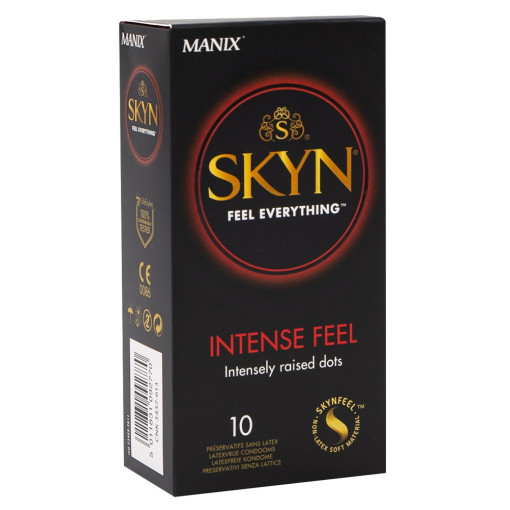 Manix SKYN - Intense Feel - Lateksfrie Kondomer - 10stk Manix SKYN - Intense Feel - Lateksfrie Kondomer - 10stk