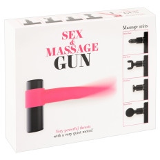 Sex & Massage Gun - Massasjepistol med Tilbehør 