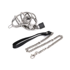BQS - Leashed - Kuklås - Kyskhetsbur med Kjettinglenke