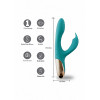 Maia Toys - Skyler - Justerbar Rabbitvibrator - Grønn