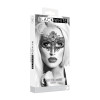 Ouch! Black & White - Queen maskerademaske med Blonder - Sort