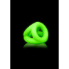 Ouch! Tri-Ring Penis og Pungring - Glow in the dark 
