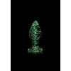 Ouch! Glass Buttplug - Glow in the Dark - Medium Ouch! Glass Buttplug - Glow in the Dark - Medium