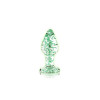 Ouch! Glass Buttplug - Glow in the Dark - Medium Ouch! Glass Buttplug - Glow in the Dark - Medium