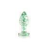 Ouch! Glass Buttplug - Glow in the Dark - Large Ouch! Glass Buttplug - Glow in the Dark - Large