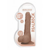 RealRock - Dildo med pung - 10" / 27 cm - Tan RealRock - Dildo med pung - 10" / 27 cm - Tan