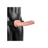 RealRock - Hollow Strap-on uten Pung med Vibrasjoner - 10" - 24,5 cm
