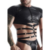 Regnes Fetish Planet - Wetlook Harness Skjorte for Han Regnes Fetish Planet - Wetlook Harness Skjorte for Han