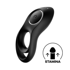 Satisfyer - Legendary Duo - Dobbel Penisring med Vibrasjoner - Sort