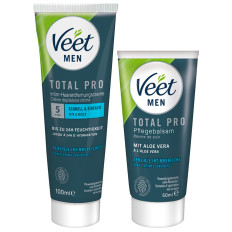 Veet Men - Total Pro - Hårfjerningskrem