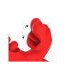 IY – Into You – Trixy - Triple Tapping Rabbitvibrator Med Munn Og APP – Rød
