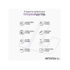 IY – Into You – Trixy - Triple Tapping Rabbitvibrator Med Munn Og APP – Rød