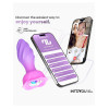 IY - Moxy - Appstyrt Buttplug med 360° Rotasjon - Lilla