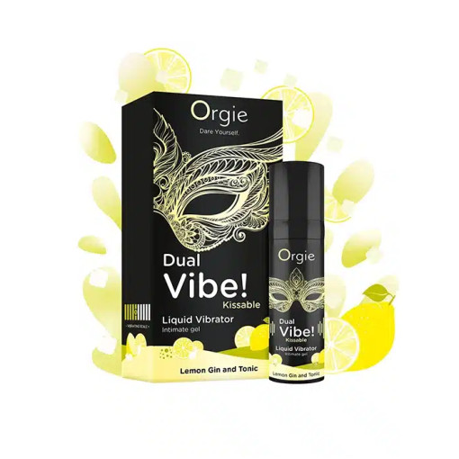 Orgie - Dual Vibe! Lemon Gin And Tonic - Flytende Vibrator Styrke 5