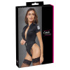 Cottelli Collection - Politi Kostyme - Body med strømpeholder