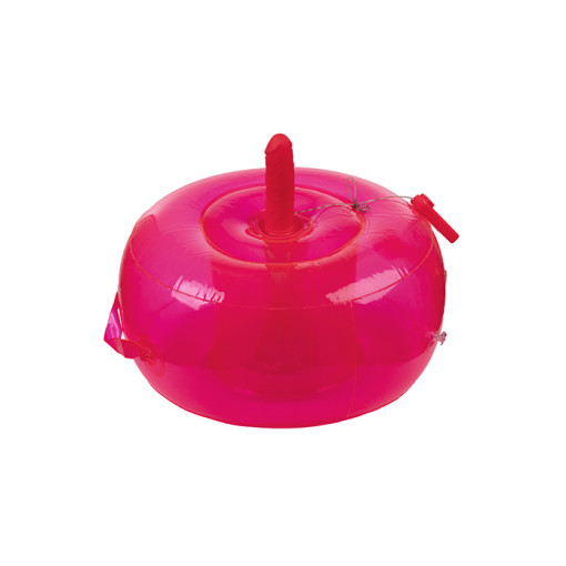 Inflatable Fun Cushion - Oppblåsbar Pute med Vibrerende Dildo og fjernkontroll