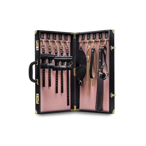TEMPTASIA - Safe Word - Bondage kit med Oppbevaringskoffert - Sort