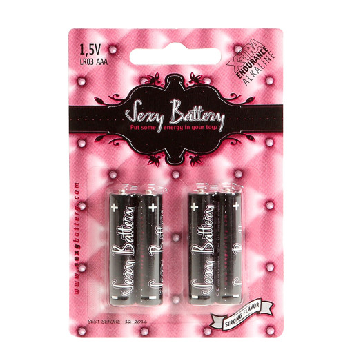 Sexy Battery - Alkaline 4 stk - AAA batterier