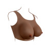 GENDER X - Breast Plate D-Cup - Bryst Protese - Mørk hudfarge
