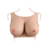 GENDER X - Breast Plate E-Cup - Bryst protese - Lys hudfarge