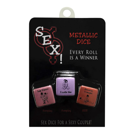 Sex! Metallic Dice - Terningspill til Par