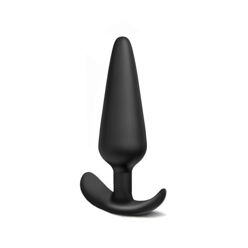 BQS - Buttplugg i silikon med anker stopper - Large
