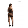 Le Desir - Frekk minikjole av netting og blonder - Plus Size