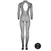 Le Desir - Fishnet Catsuit med lange ermer - One Size - XS til XL
