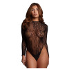 Le Désir – Leopardmønstret body med åpent skritt - One size